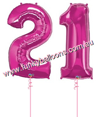 (image for) 21 Megaloon Numbers (Choice of Colours) - Click Image to Close