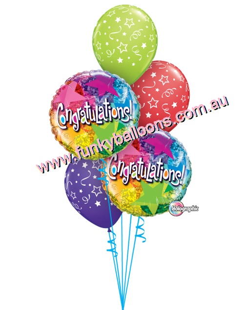 (image for) Congratulations Star Pattern Bouquet