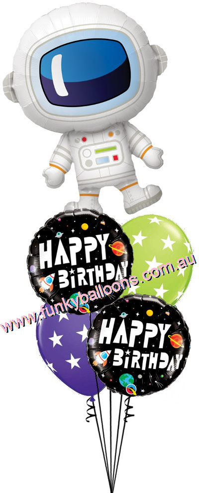 (image for) Adorable Astronaut Birthday Bouquet - Click Image to Close