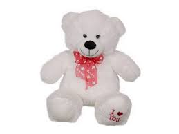 (image for) Plush Bear I Love You (34cm) - Click Image to Close