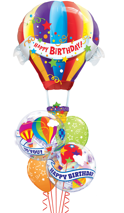 (image for) Hot Air Balloon Birthday Bouquet