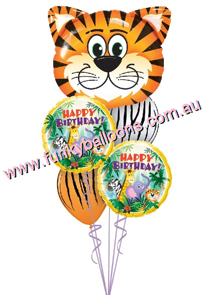 (image for) Jungle Tiger Birthday Bouquet