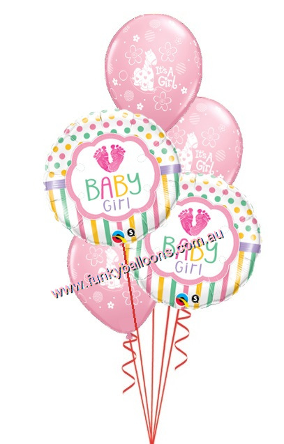 (image for) Lovely Feet Baby Girl Bouquet - Click Image to Close