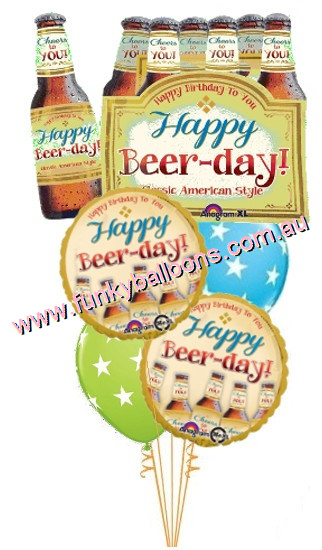 (image for) Happy Beer Day Balloon Bouquet