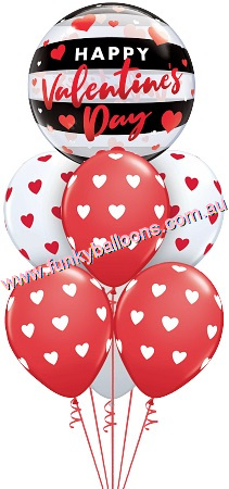 To My Dear Valentine Balloon Bouquet