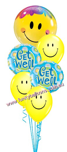 Get Well Yellow Smiles Bouquet